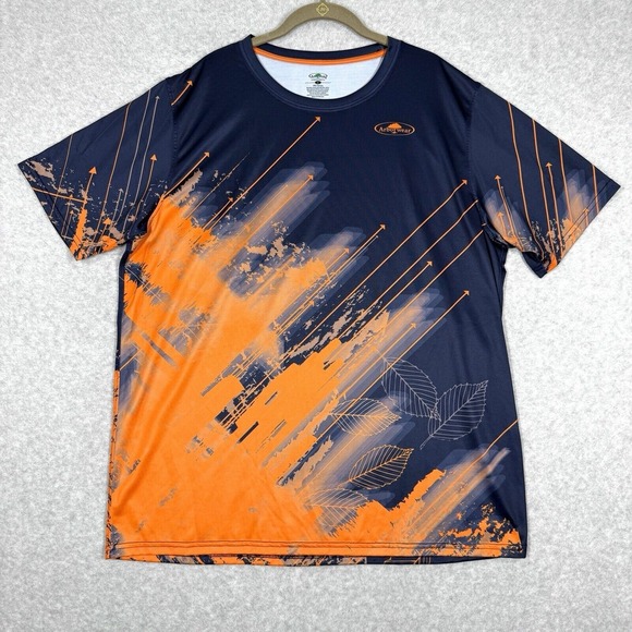 Arborwear Shirt Mens XL Sublimated T-Shirt Leaf Graphic Performance Short Sleeve - Picture 1 of 13
